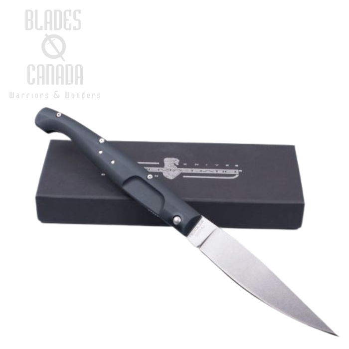 Extrema Ratio RESOLZA 12 Folding Knife, N690 Stonewash, Aluminum Handle